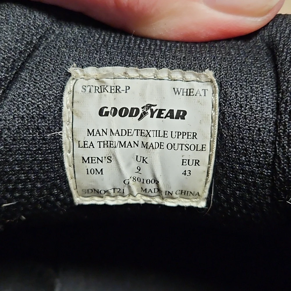GOODYEAR Striker-P Men's Hiking Shoes in Wheat - 10